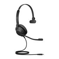 Jabra Evolve2 30 MS | Mono Bedraade On-Ear Headset USB-C | Zwart