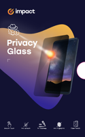 Impact Tempered Privacy Glass, Apple iPhone 16/15
