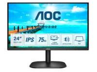 AOC 24B2XH/EU 23.8" | 1920x1080 IPS | 75Hz | Ingebouwde Speakers | VESA-montage | Slank Design | Monitor