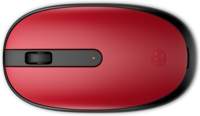 HP 240 Empire Red | Ambidextrous Draadloze Muis | Bluetooth | 1600 DPI | Rood/Zwart
